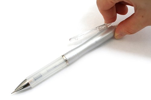 Zebra Airfit Mechanical Pencil with Push Clip - 0.5 mm - Silver Body2