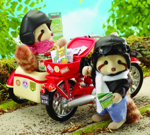 sylvanian families motorcycle and sidecar