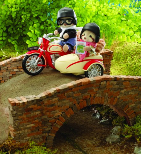 sylvanian families motorcycle and sidecar