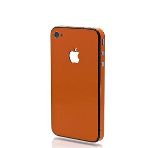 Farbe haut für iPhone5 iPhone4S iPhone4, orange, iPhone 4 / 4S1