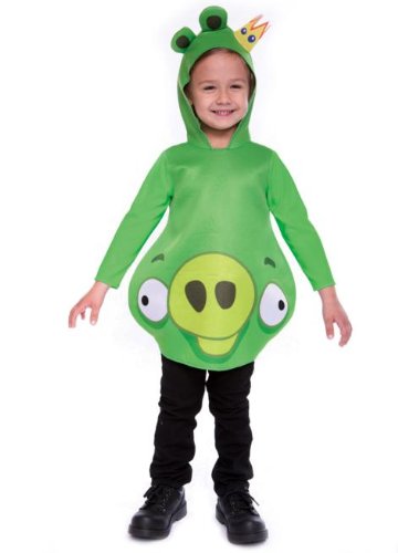 King pig infant costume Halloween size of Angry Birds Angry Birds King Pig Toddler Costume: Toddler 2T (japan import)1