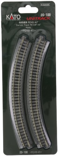 Kato USA Model Train Products Unitrack, 249mm...