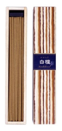 Kayuragi Sandalwood Incense w/ Holder - 40 Sticks