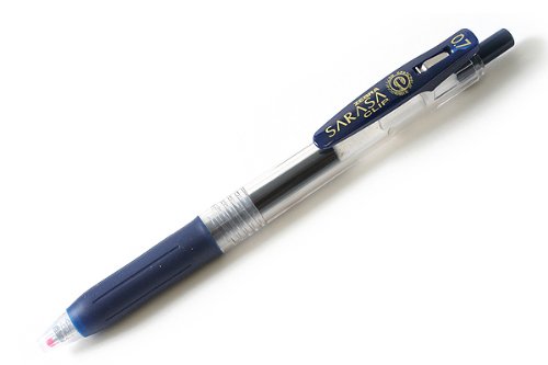 Zebra Sarasa Push Clip Gel Ink Pen - 0.7 mm -...