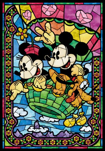 DISNEY Stained Glass Art Puzzles Series