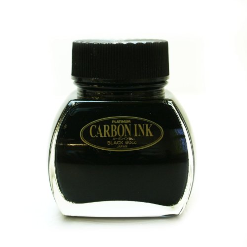 Platinum carbon ink bottle ink black 60cc...