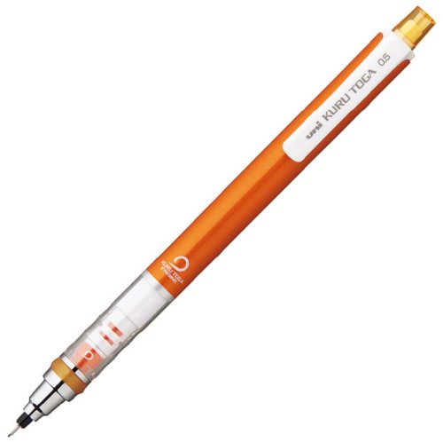 Uni Kurutoga Pencil 0.5mm Orange