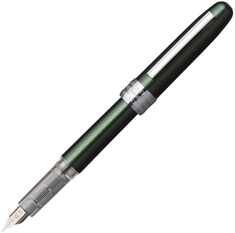 Platinum Plaisir Fountain Pen Green Fine