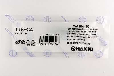 Hakko T18-C4 - T18 Series Soldering Tip for...