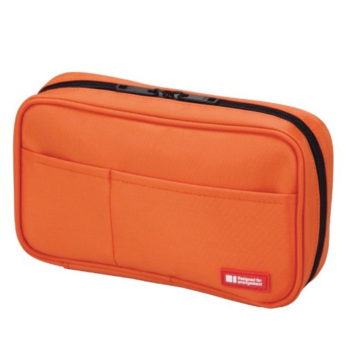 Lihit Lab Teffa Pen Case - Book Style - Orange...