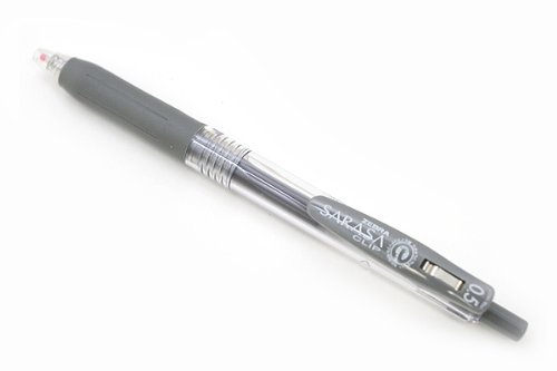 Zebra Sarasa Clip 0.5mm Gel Ink Pen, Gray
