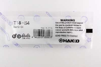 Hakko T18-S4 - T18 Series Soldering Tip for...