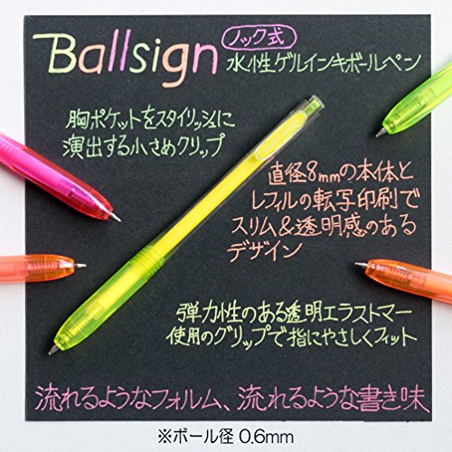 Sakura Knock Gel Ink Ballpoint Pen, Ball Sign...