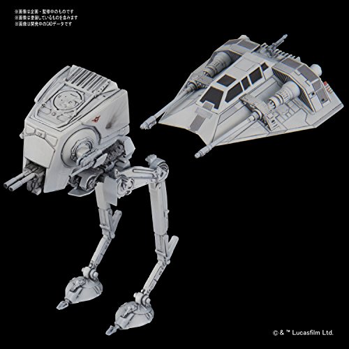 Bandai Vehicle Model 008 Star Wars AT-ST...