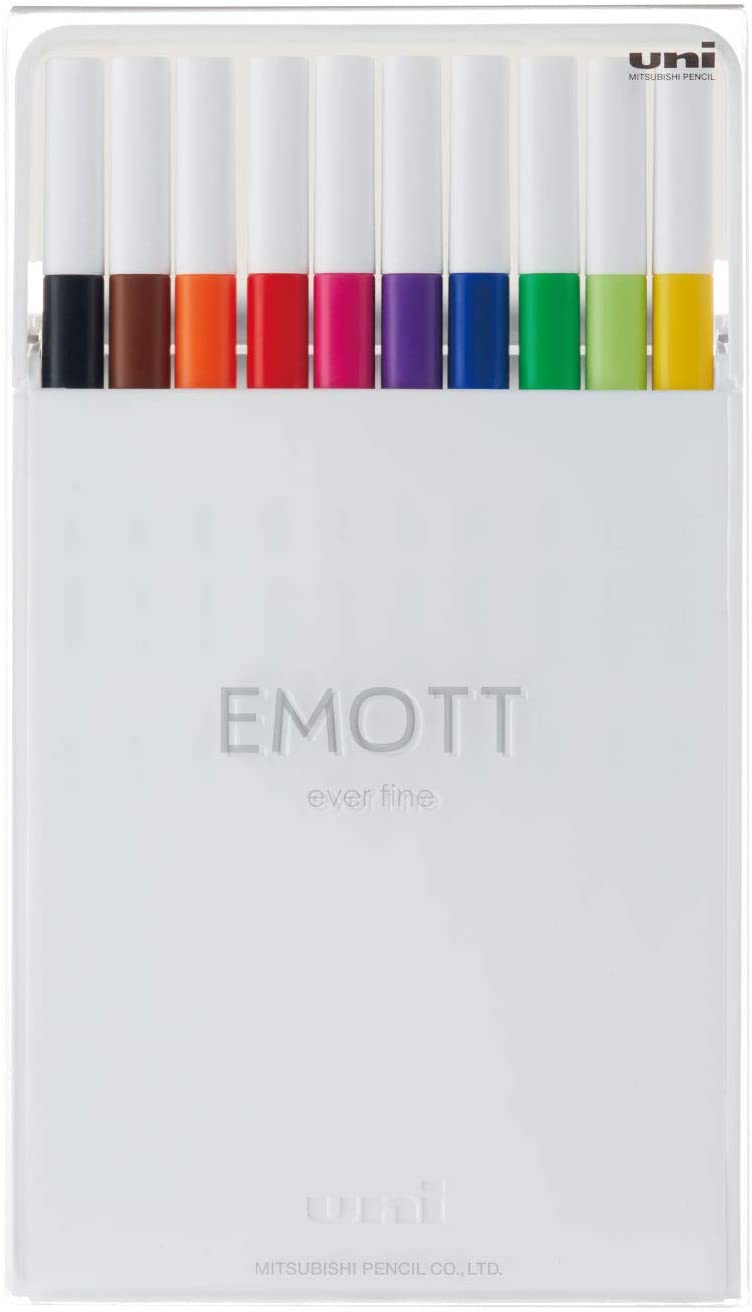 EMOTT Fineliner Pen Set #1, 10-Colors